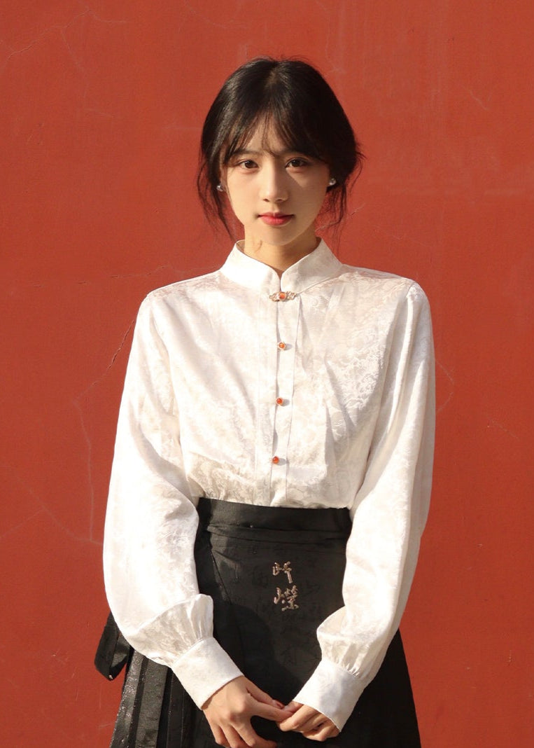 Misty Haze | Modern Ma Mian Skirt Set (浮岚)