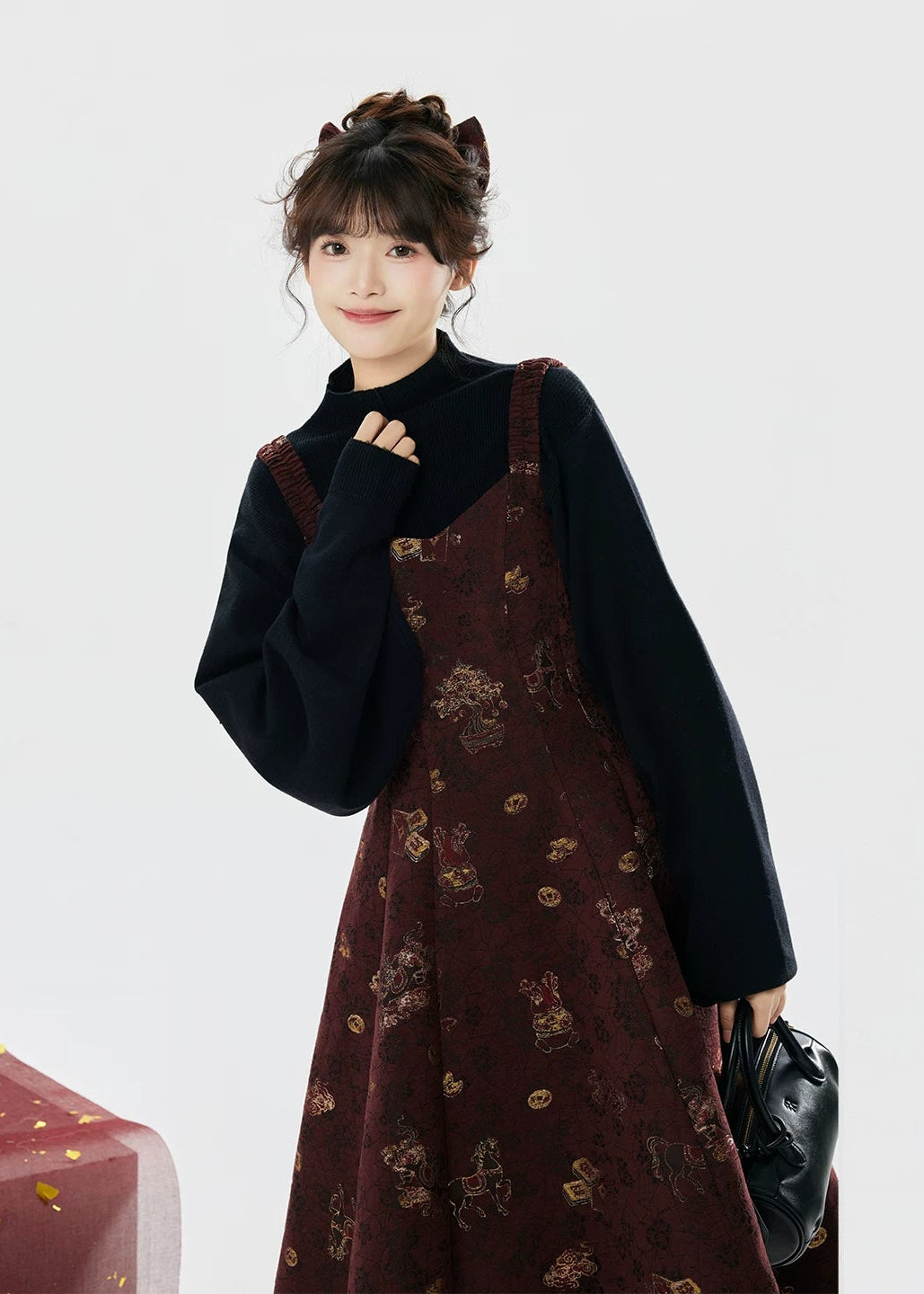 Fortune Spring | Modern 2-Piece Hanfu (聚宝盈春)
