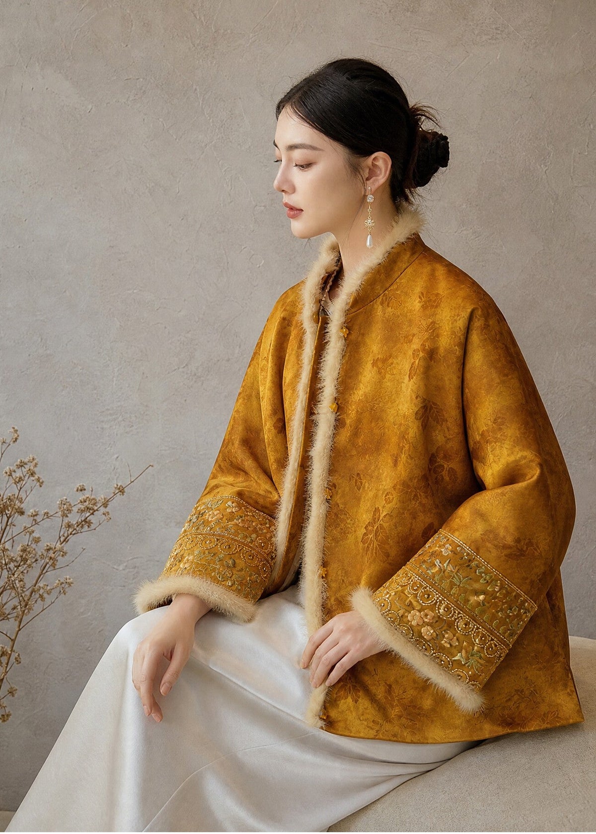 Butterfly Flower | New Chinese Style Jacket (倾城)