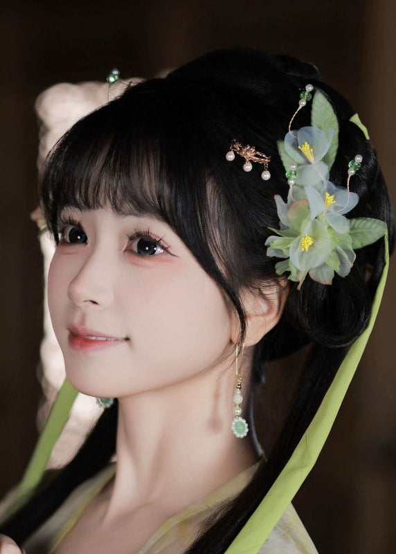 Spring Charm | 2-Piece Flower Hair Pieces (春色)
