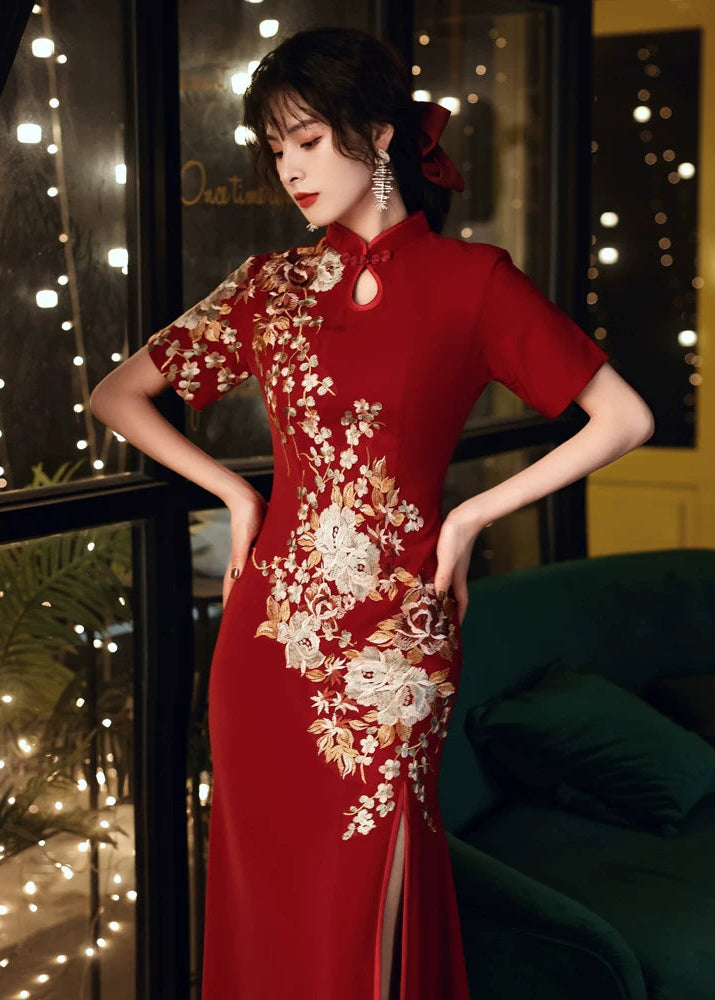 Yong Hua | Embroidered Wedding Bridal Qipao (雍华)