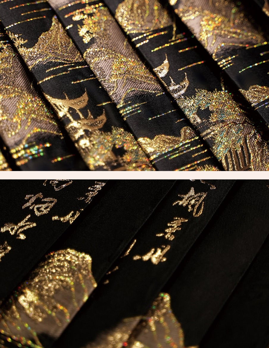 Misty Haze | Modern Ma Mian Skirt Set (浮岚)