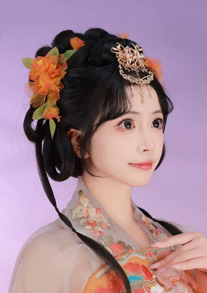 Sweet Orange | Flower Hair Pieces (香橘)