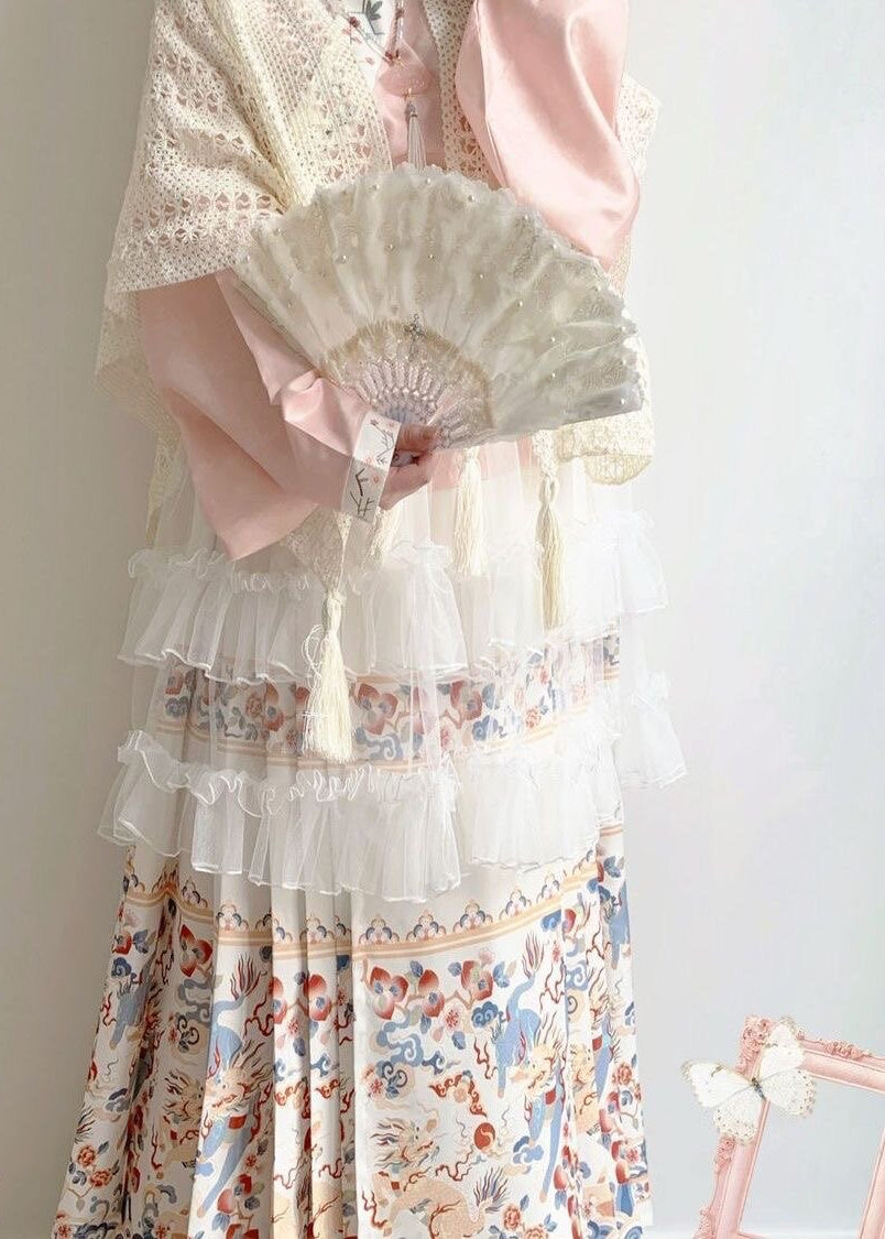 Sweet Petal | 4-Piece Plus Lolita Hanfu (甜瓣)