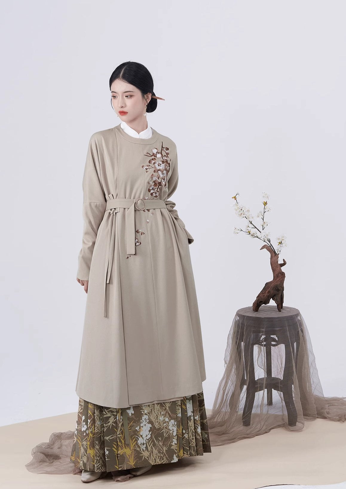 Orchid | 4-Pieces Modern Ma Mian Skirt Set (时兰)