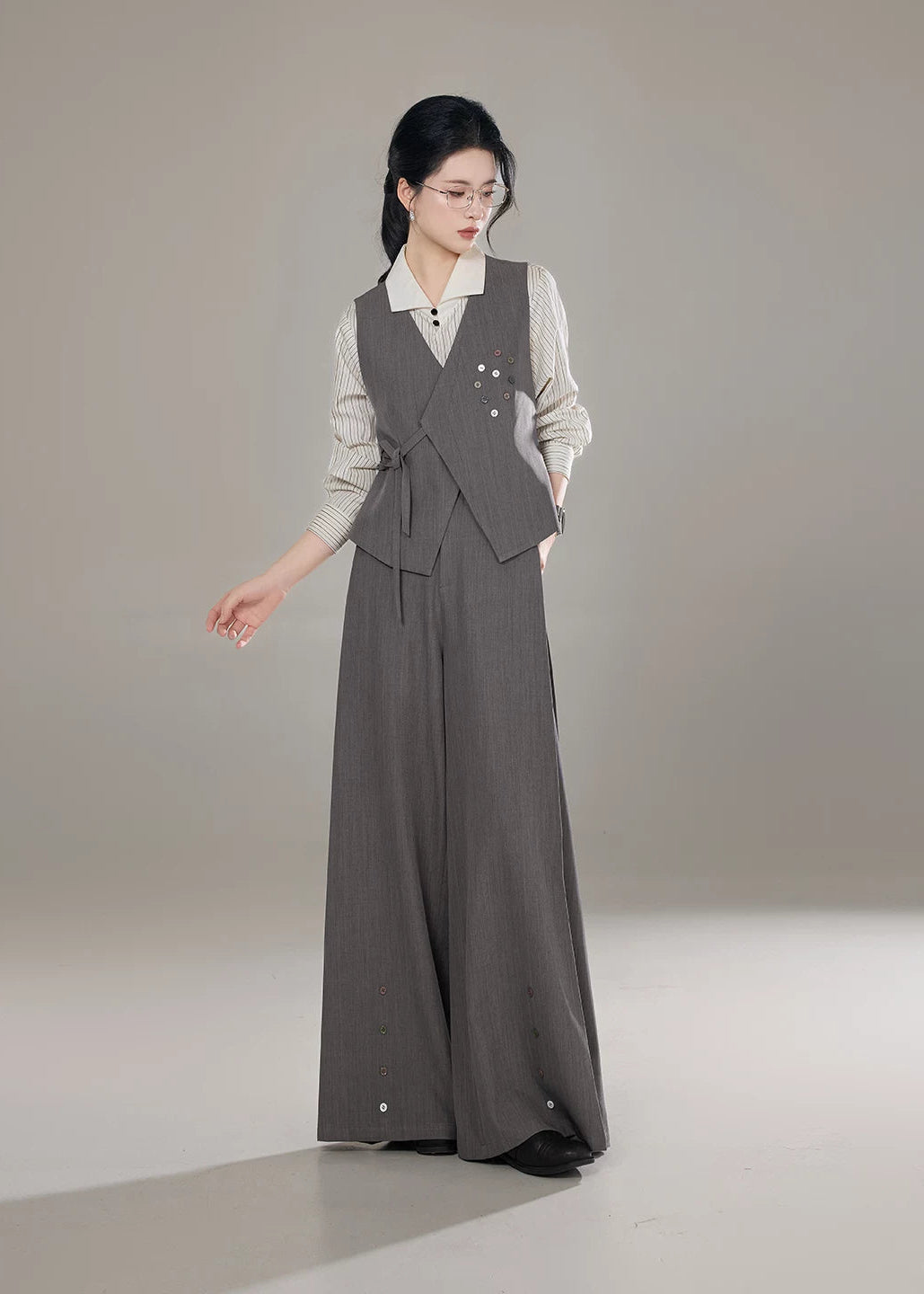 Breeze Tale | Modern 3-Piece Pants Set (揽风叙)