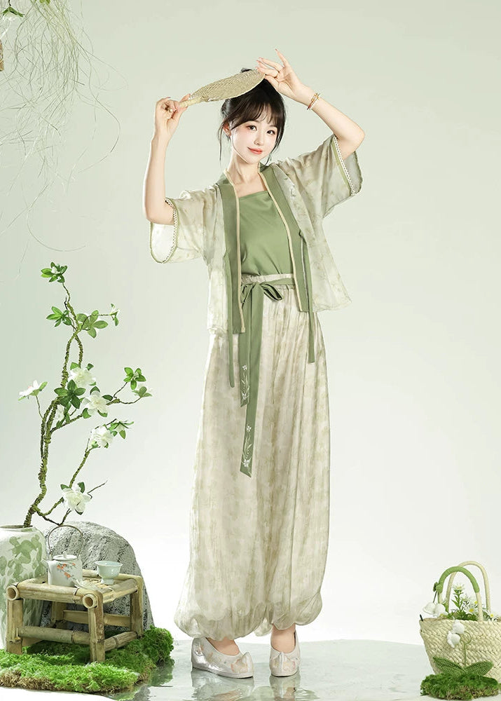 Little Jasmine | 3-Piece Plus Pants Hanfu (小茉莉花)