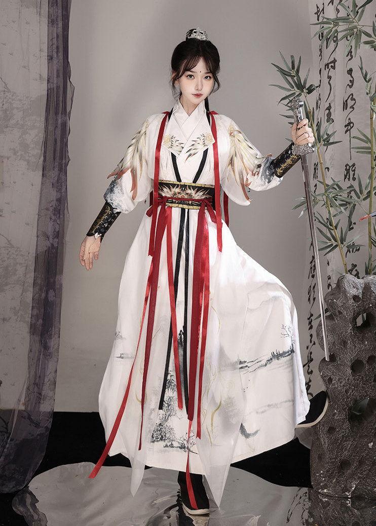 Cloud Crane | 4-Piece Unisex Plus Hanfu (云中鹤)