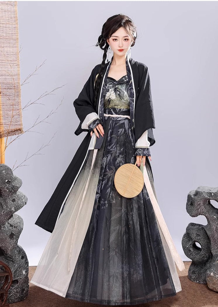 Ink Whispers | 4-Pieces Hanfu Set (墨客)