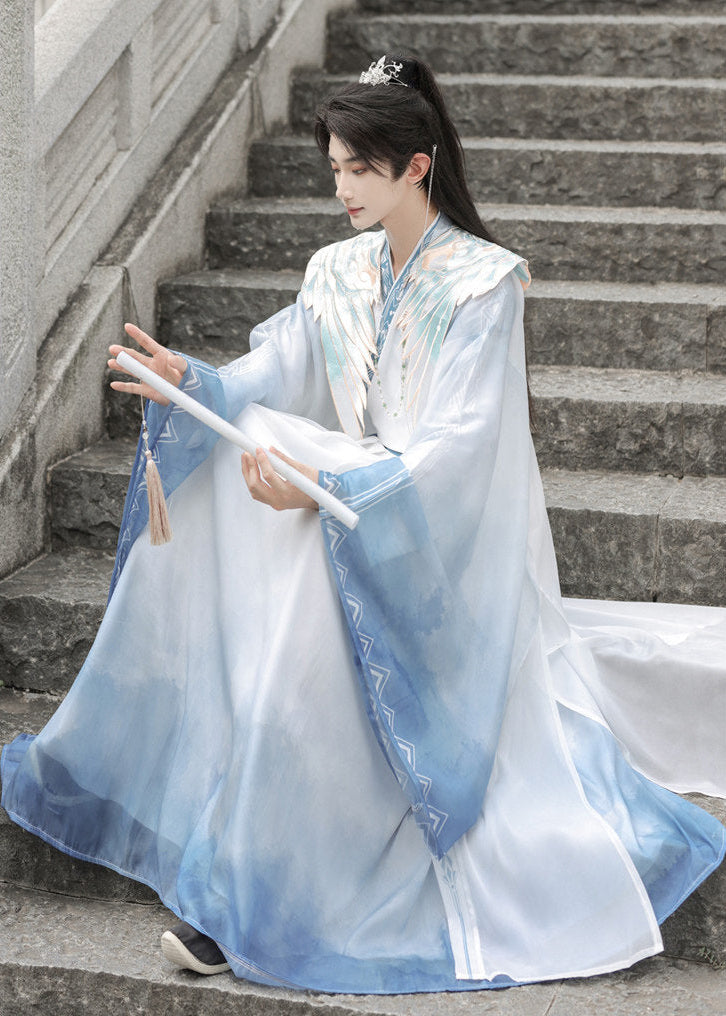 Azure Sky | 4-Piece Unisex Couple Plus Hanfu (碧落)