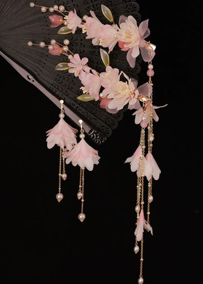 Crabapple Flower | 2 Pcs Flowers Hairclips (与月)