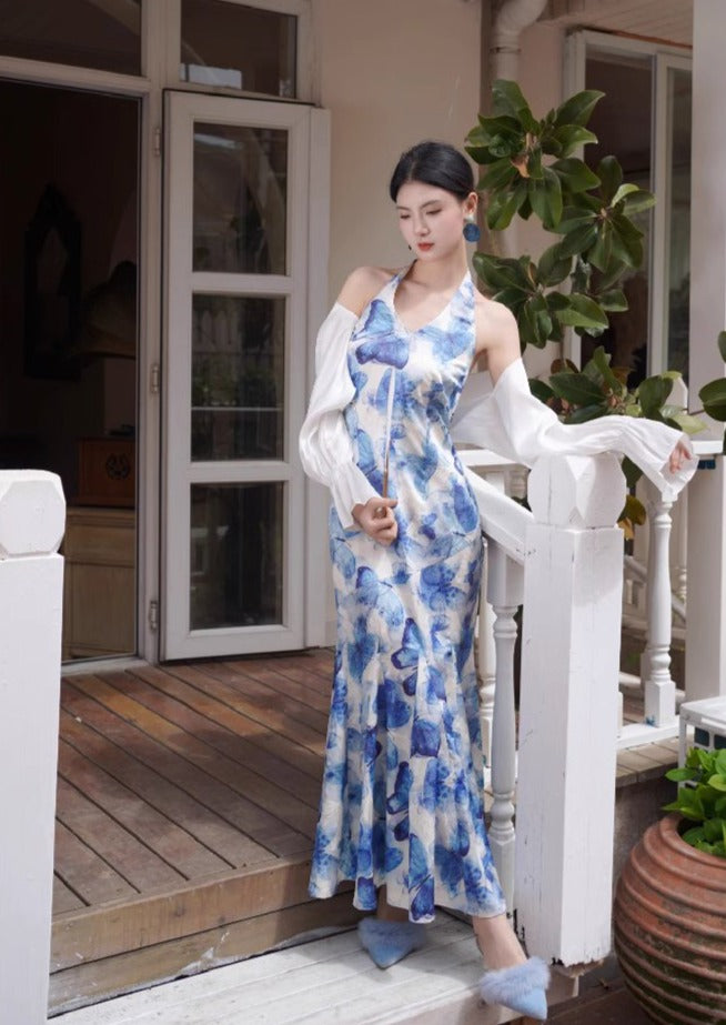 Irises | 6 Colors Qipao Coverup (南山南)