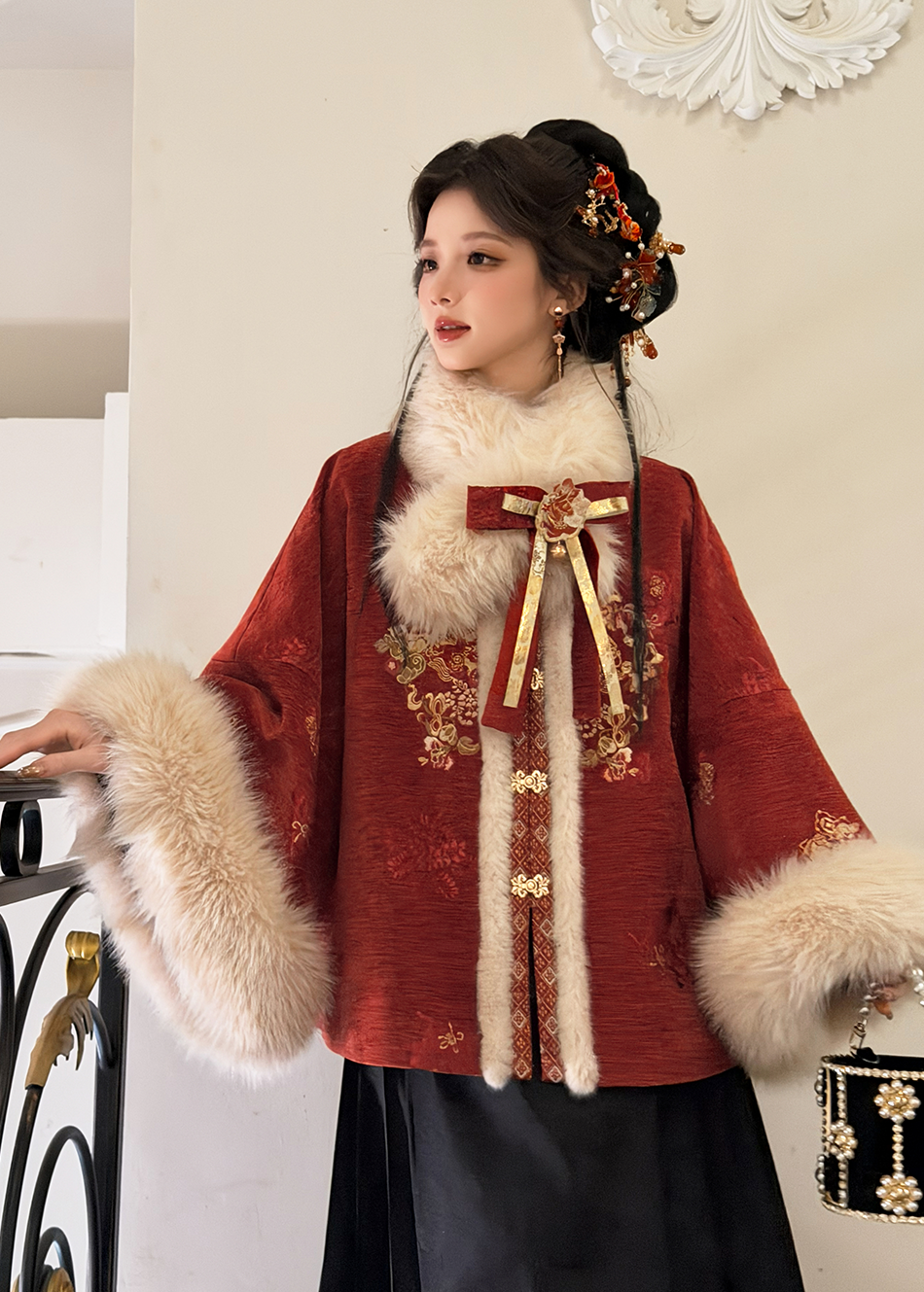 Crimson Snow | 3-Piece 2026 New Year Hanfu (流丹怀雪)