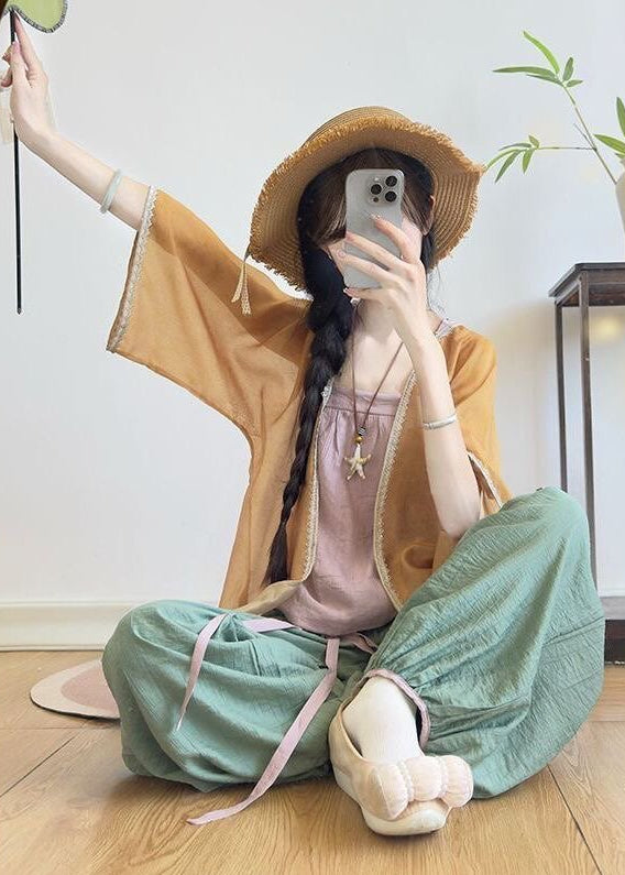 Summer Harvest | 3-Piece Plus Pants Set (夏禾)