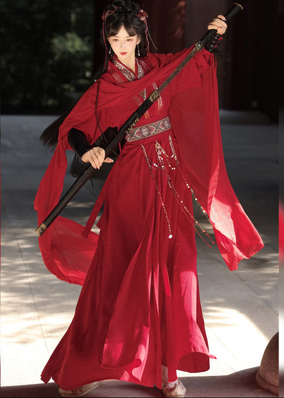 Mortal World | 5-Piece Unisex Hanfu (红尘)