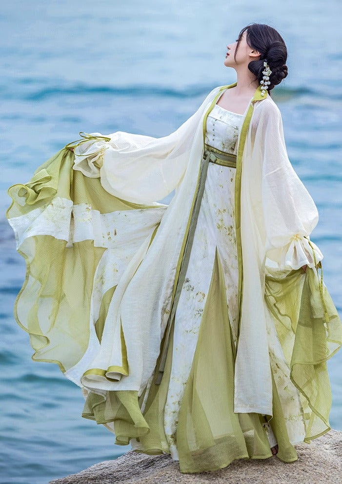 Jade Tree | Modern 3-Pieces Hanfu (青玉案)