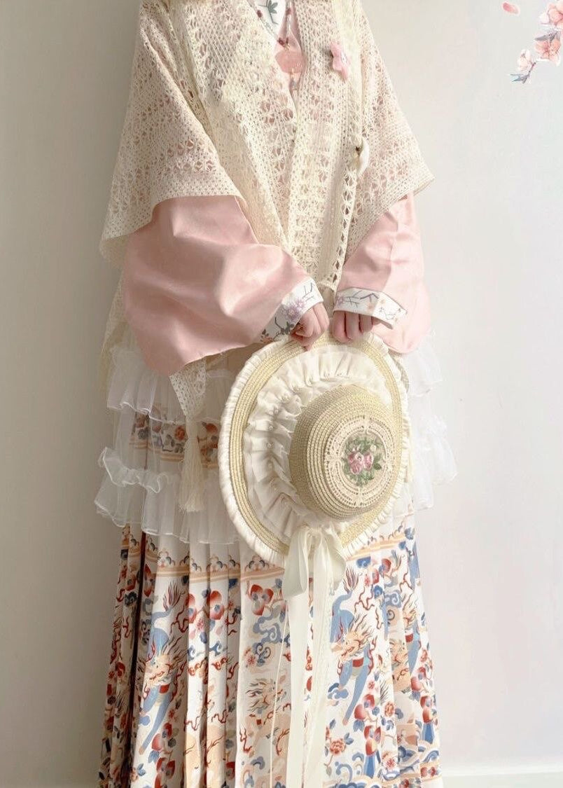 Sweet Petal | 4-Piece Plus Lolita Hanfu (甜瓣)