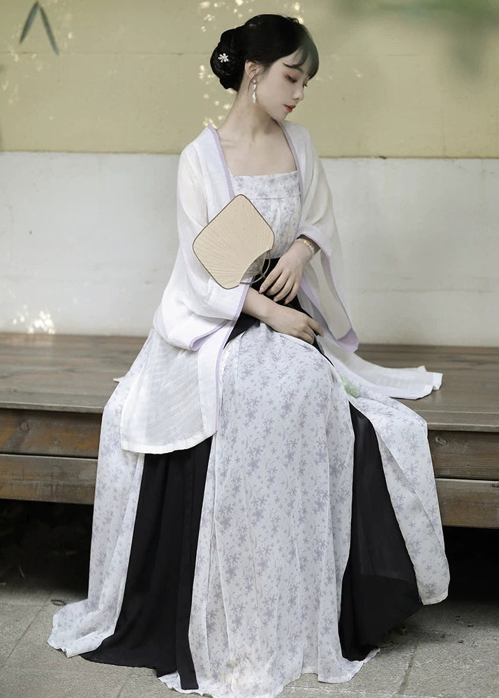 Serenade | 3-Piece Purple Modern Hanfu Set (小夜曲)