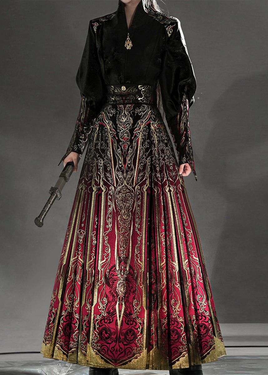 Kings and Lords | Modern Unisex Ma Mian Skirt Set (王侯将相)