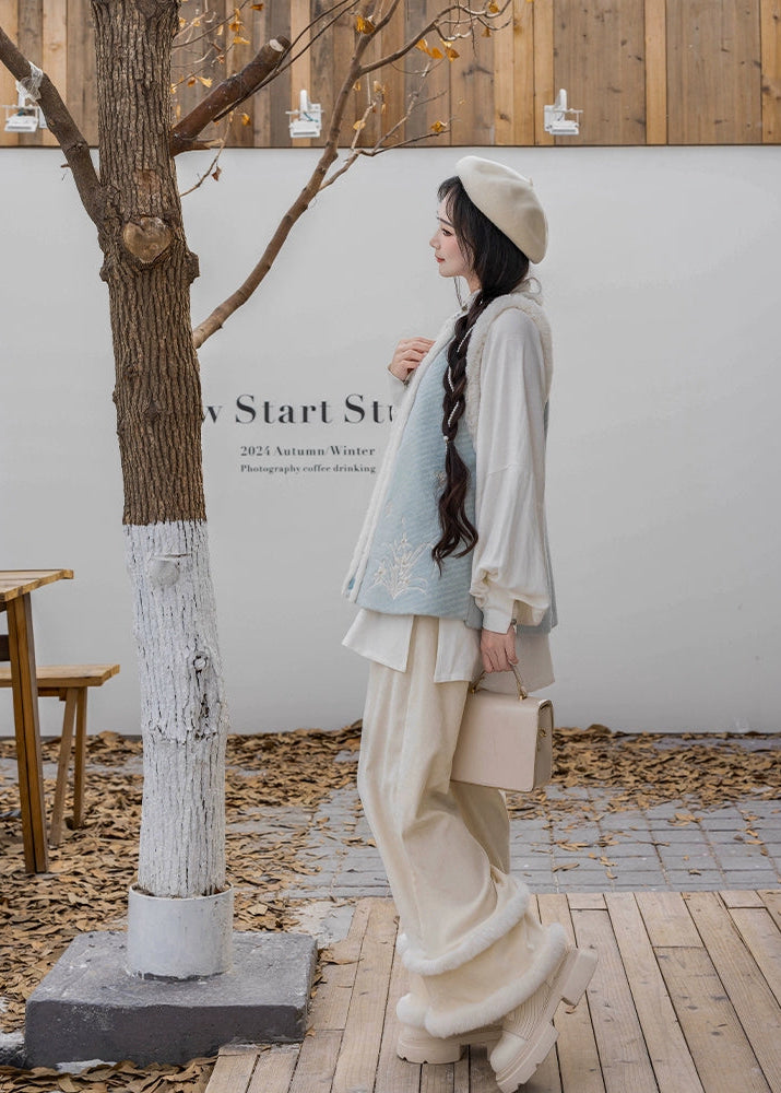 Snowy Plush | Modern 3-Piece Set (雪绒绒)