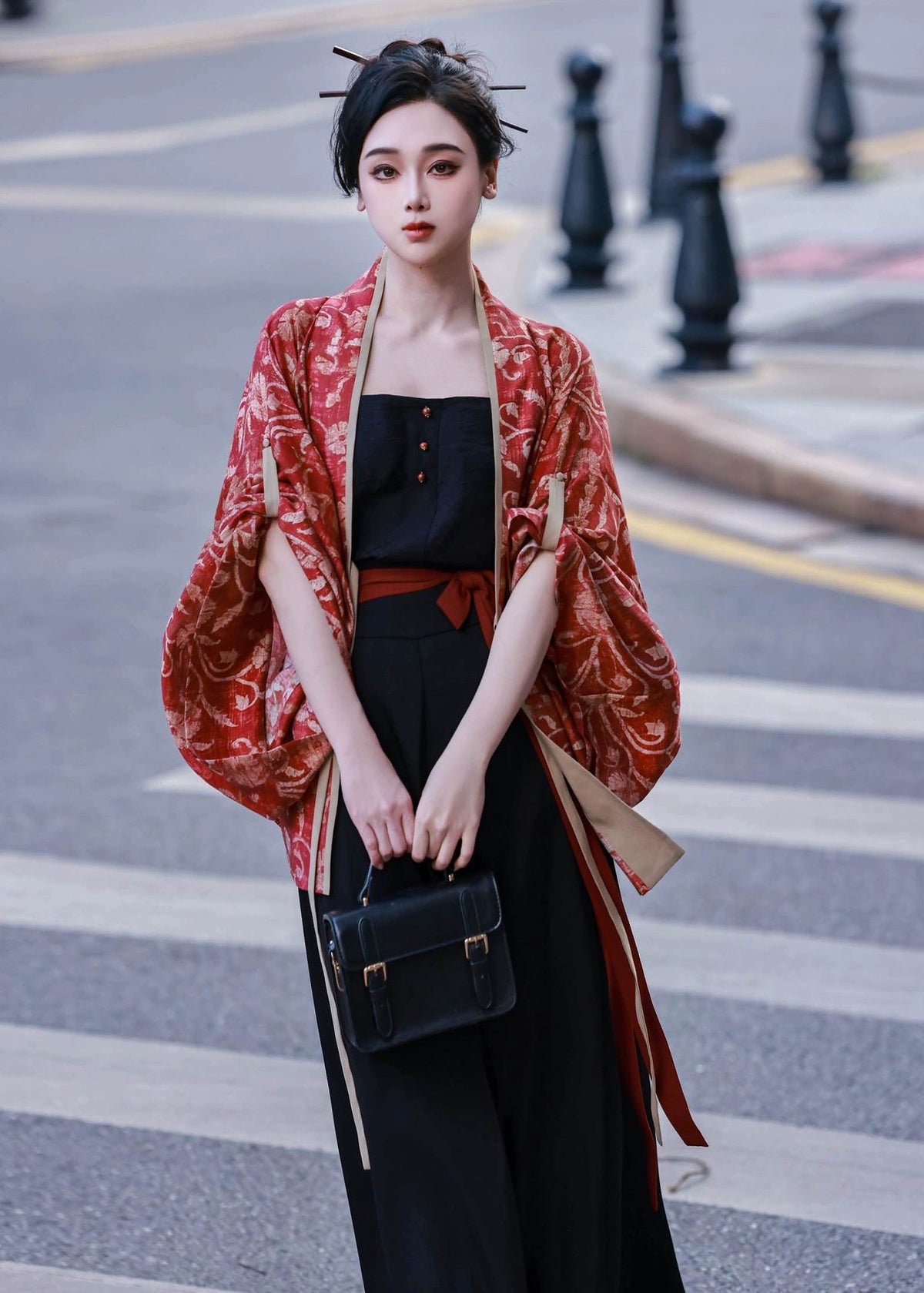 Vermilion Bird | Modern 4-Piece Pants Set (朱雀)