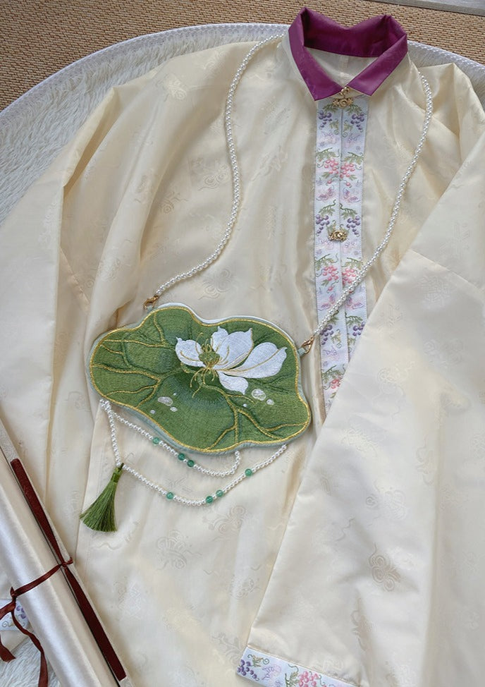 Lotus Fairy | Embroidered Purse