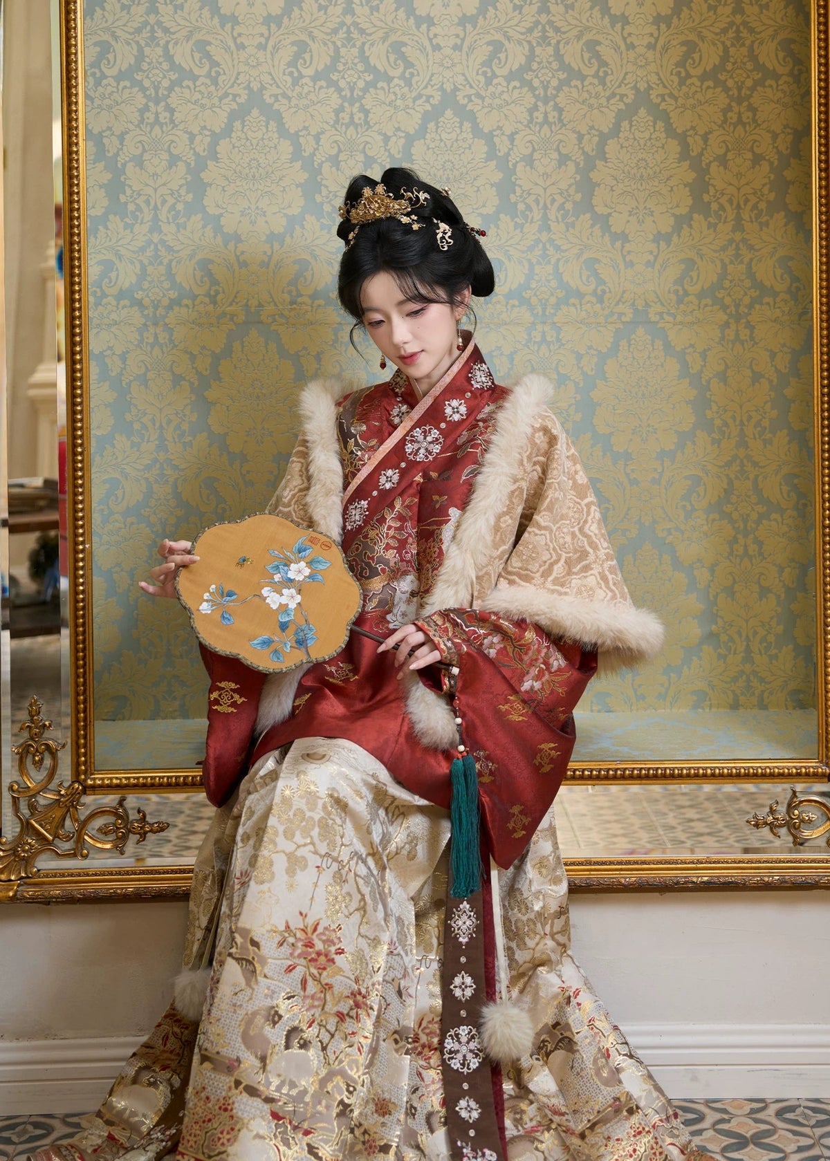 Serpiente espiritual | 4 piezas 2025 Año Nuevo Ming Hanfu (灵蛇守岁)