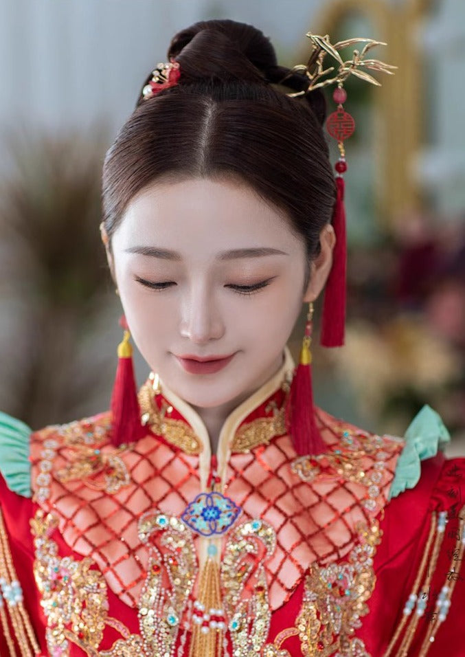 Chinese Knot | Bridal Hair Pieces (中国结)