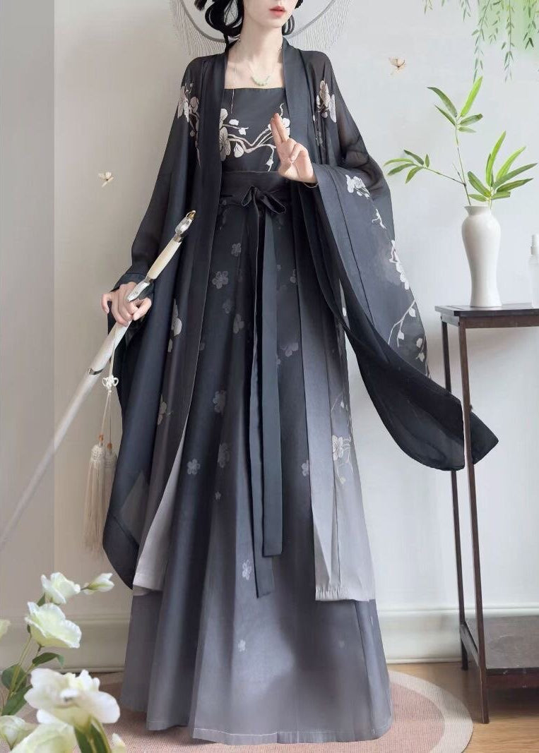Ink Plum | 3-Piece Hanfu (墨梅)