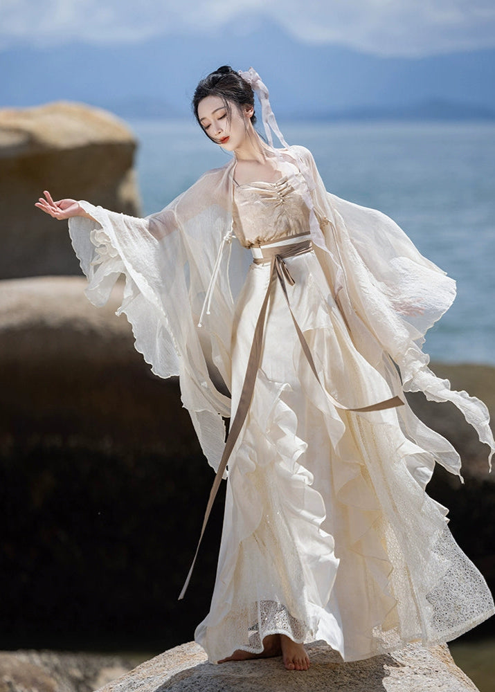 Agarwood | Modern 3-Pieces Hanfu Set (沉香)