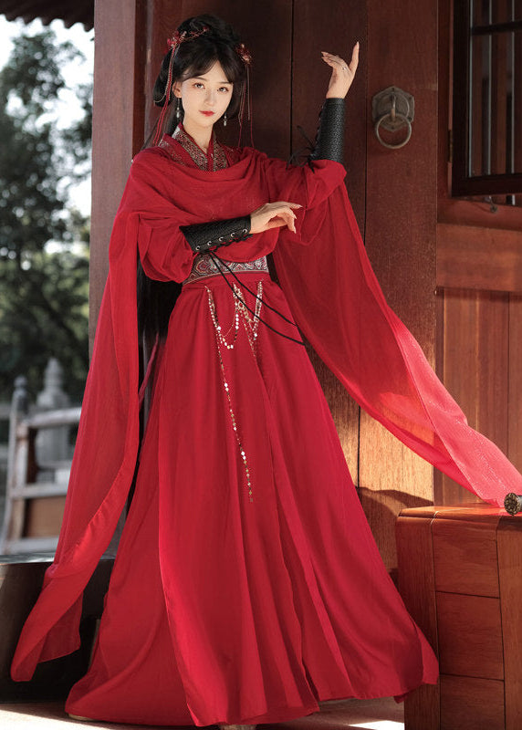 Mortal World | 5-Piece Unisex Hanfu (红尘)