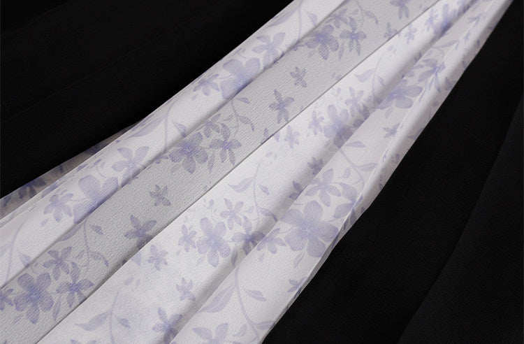 Serenade | 3-Piece Purple Modern Hanfu Set (小夜曲)