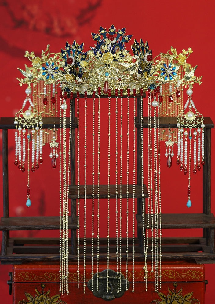 Beaded Curtain | Luxury Bridal Hair Pieces (珠帘)