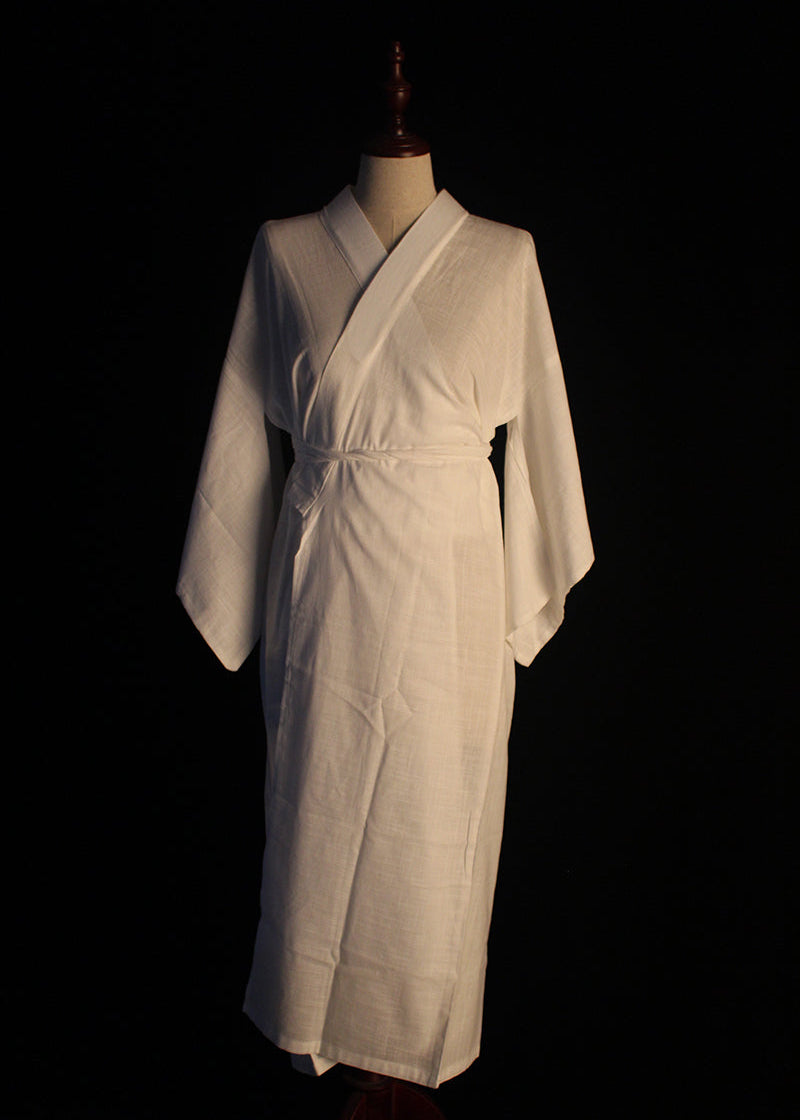 Pure White | Linen Juban Undergarment for Kimono (素白)
