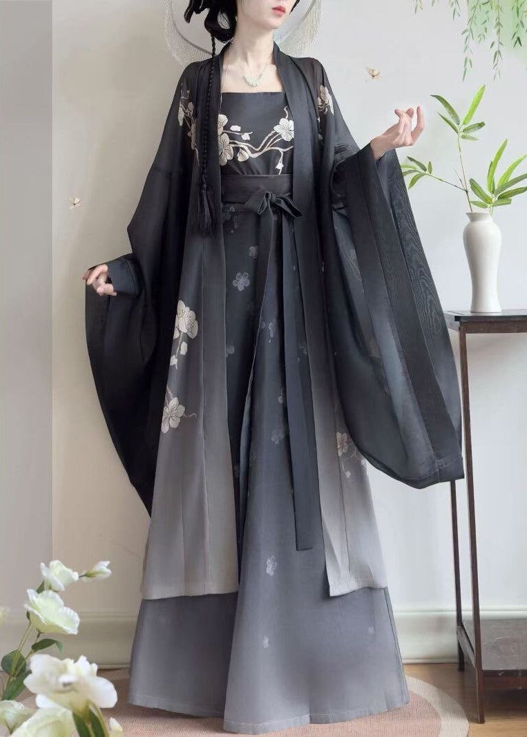 Ink Plum | 3-Piece Hanfu (墨梅)