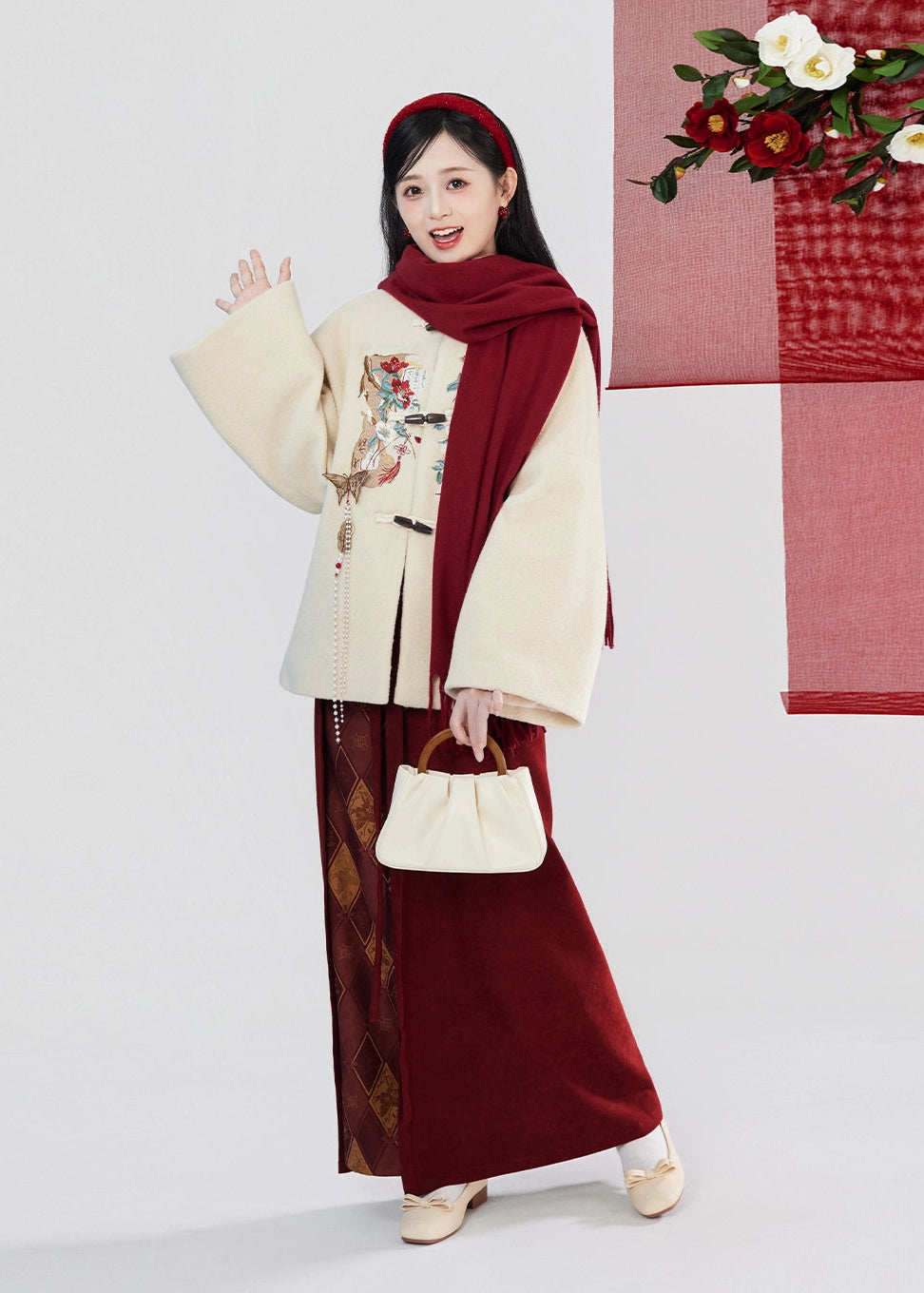 Farewell Harmony | Modern 2026 New Year 3-Piece Set (辞岁景和)