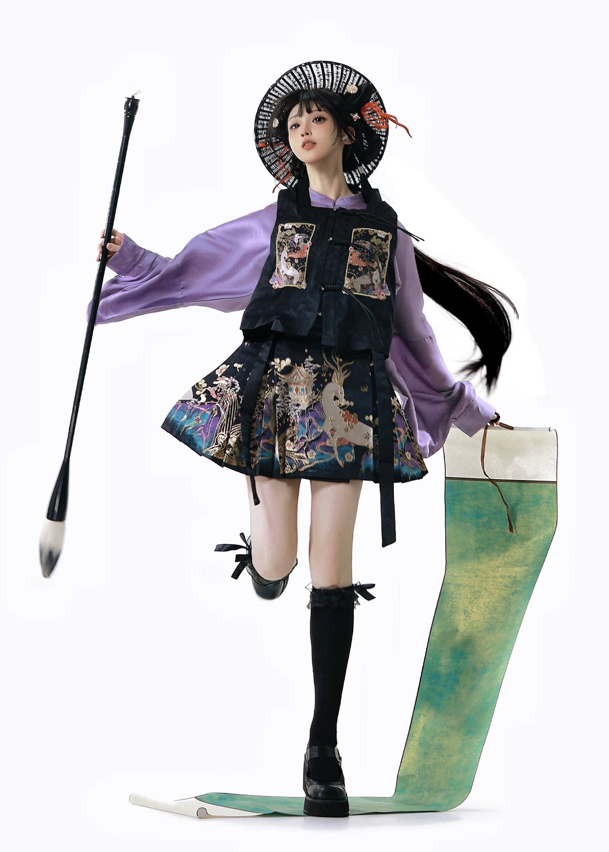 Fairy Deer | 6-Color Modern Short Ma Mian Skirt Collection (仙麓影)