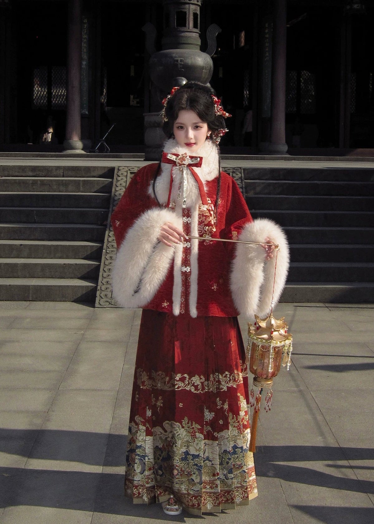 Crimson Snow | 3-Piece 2026 New Year Hanfu (流丹怀雪)