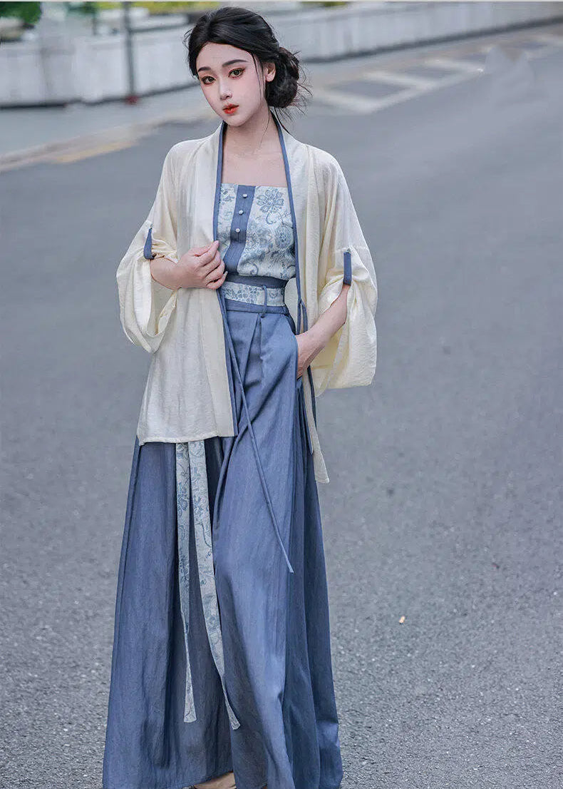 Azure | 3-piece Modern Shorts Set (空青)