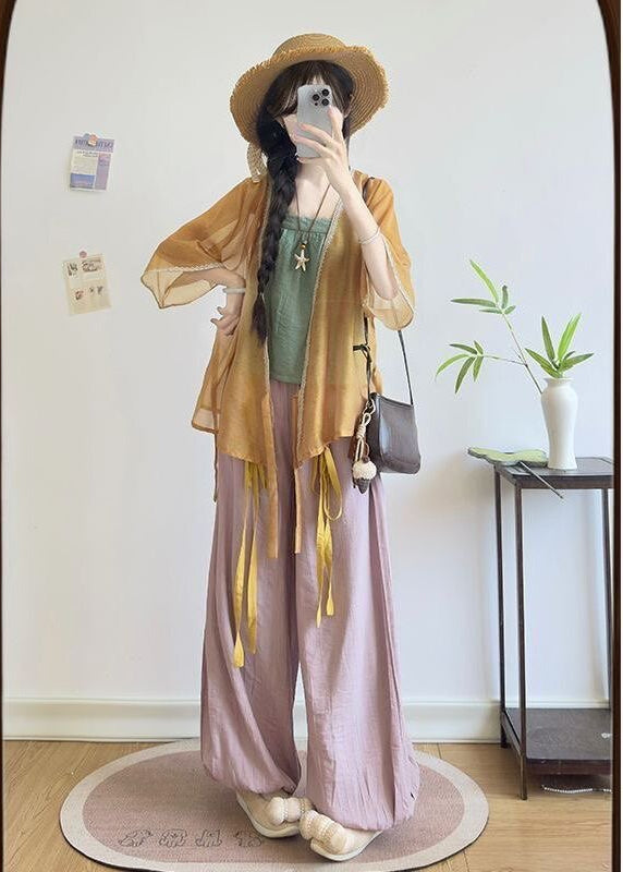 Summer Harvest | 3-Piece Plus Pants Set (夏禾)
