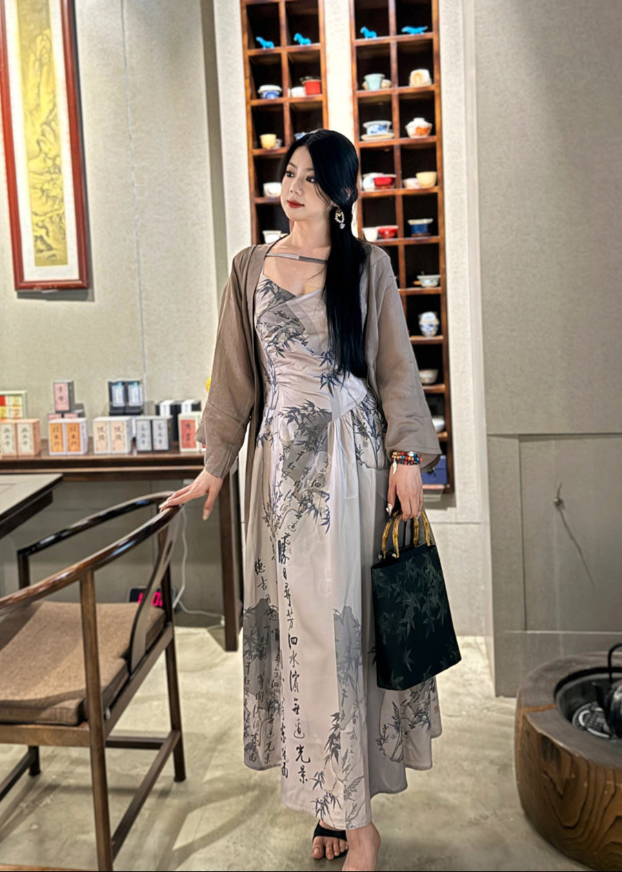 Bamboo Rhythm | 3-Piece Plus Qipao (竹韵)