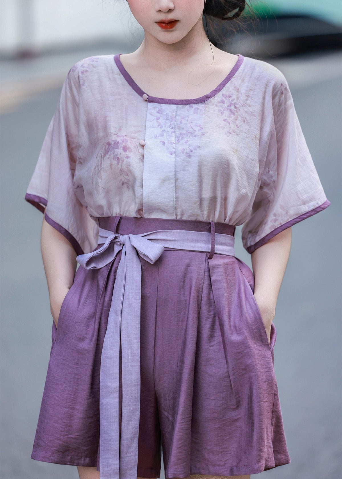 Wisteria Slush | 3-piece Hanfu Set (紫藤冰沙)