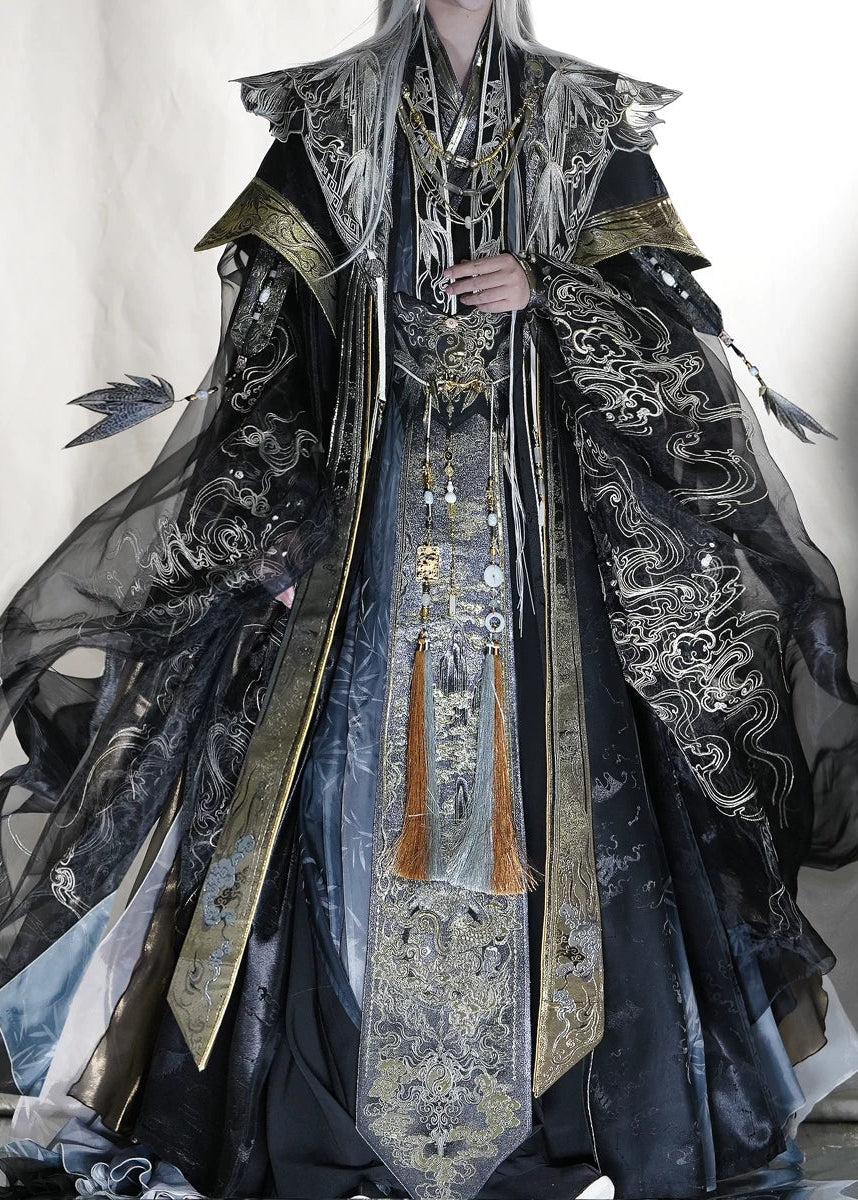 Wuqing Dao | 10-Piece Unisex Hanfu Set (无情道)
