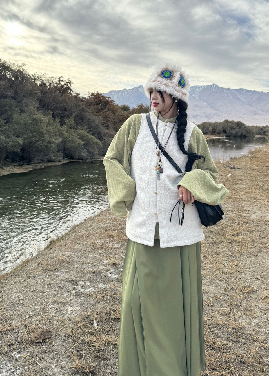 Sea Salt Mint | Plus Modern Skirt Set (海盐薄荷)