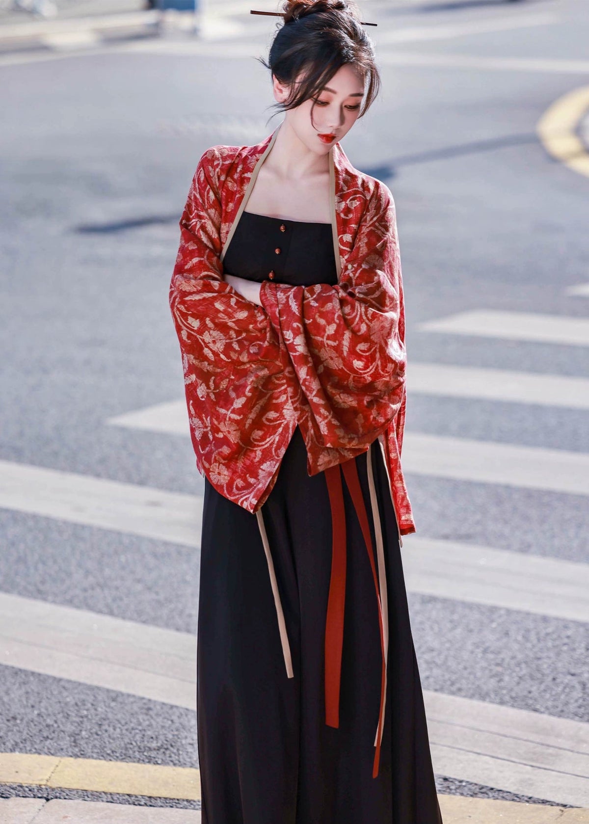 Vermilion Bird | Modern 4-Piece Pants Set (朱雀)