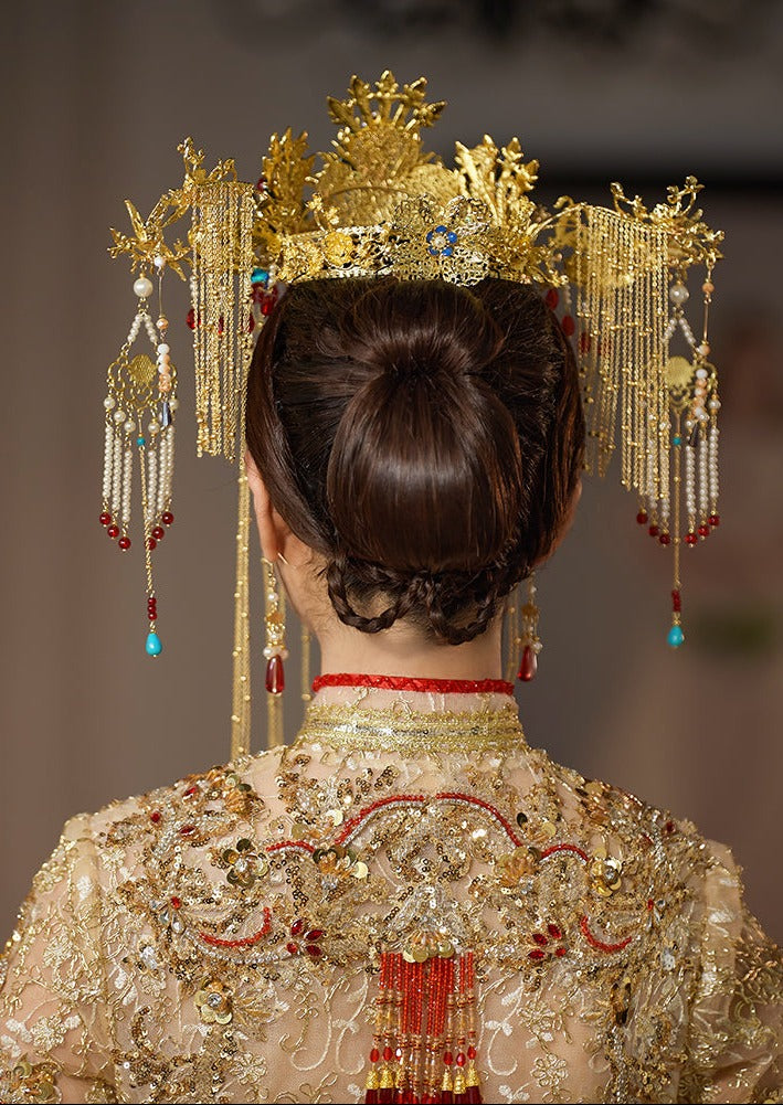 Beaded Curtain | Luxury Bridal Hair Pieces (珠帘)
