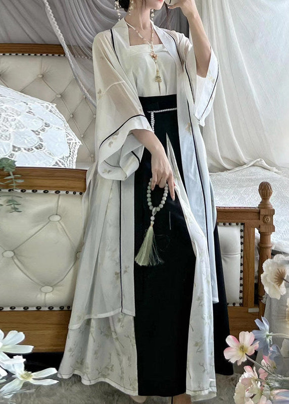 Flower Mirror | 3-Piece Modern Hanfu Set (繁花镜)