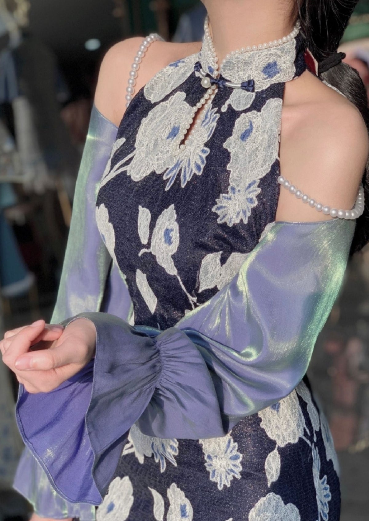 Irises | 6 Colors Qipao Coverup (南山南)