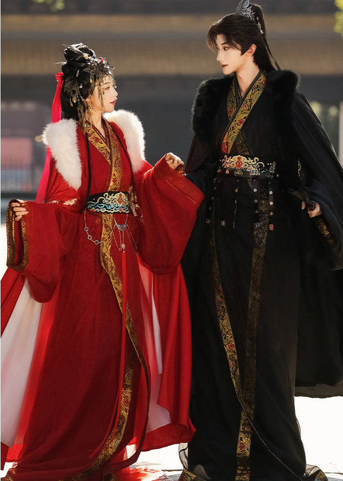 Scarlet Shadow | 3-Piece 2026 New Year Unisex Couple Set (烈影)