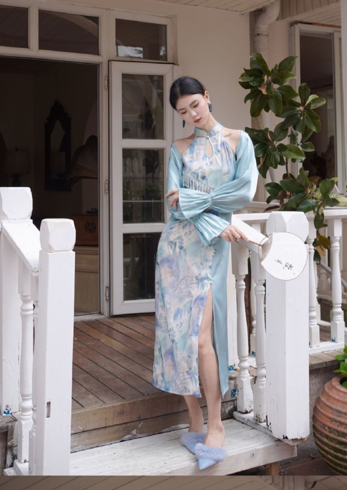 Irises | 6 Colors Qipao Coverup (南山南)